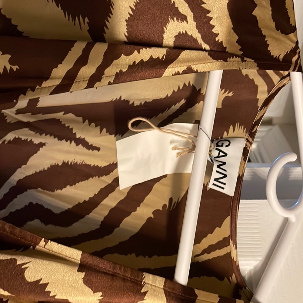 Size large Gianni silk wrap dress